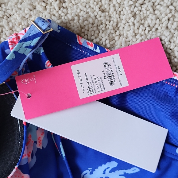 NWT Lilly Pulitzer bathing suit size 0 - Picture 3 of 7